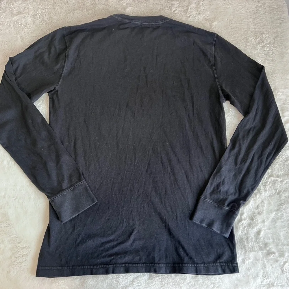 American‎ Eagle Mens Long Sleeve Crewneck Tee Black Small NWT 017-2171-1009-001
